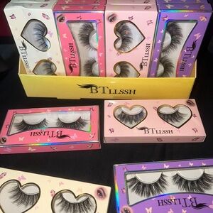 False Eyelashes Set - Black